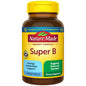 Nature Made Super B Energy Complex softgels in a bottle, dietary vitamins and supplements for energy support.