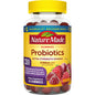Nature Made Ultra Strength Digestive Probiotic Gummies for women and men, raspberry and cherry flavor, 42 count.