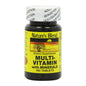 Bottle of Nature's Blend Multimineral Tablets by Pasteur Pharmacy, showing 100 vitamin and mineral supplement tablets.