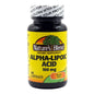Nature's Blend S 100 mg Alpha Lipoic Acid capsules by Pasteur Pharmacy, showing a bottle of 60 dietary supplement capsules.