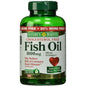 Nature's Bounty Omega-3 Fish Oil 1000mg softgels, heart health support, in a bottle of 135 rapid-release capsules.