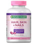 Nature's Bounty Hair, Skin & Nails X-Strength Softgels, vitamins and supplements for healthy hair, skin, and nails.