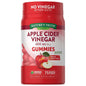 Nature's Truth Apple Cider Vinegar vegan gummies with natural apple flavor, 200 mg, supplement for wellness.