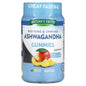 Nature's Truth Ashwagandha vegan gummies in tropical flavor, dietary supplement for relaxation and stress relief.