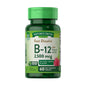 Nature's Truth Vitamin B-12 2500mcg plus Folic Acid fast dissolve tablets in natural berry flavor, 60 count, dietary supplement.