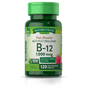 Nature's Truth Vitamin B-12 sublingual tablets with natural berry flavor, 1000 mcg, fast dissolve B12 supplement from Pasteur Pharmacy