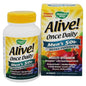 Nature's Way Alive Once Daily Men's 50+ Ultra Potency Multi-Vitamin tablets, dietary supplement for men's health.