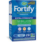 Nature's Way Fortify Extra Strength Probiotic capsules with 50 billion live cultures, in a bottle of 30 delayed-release capsules.