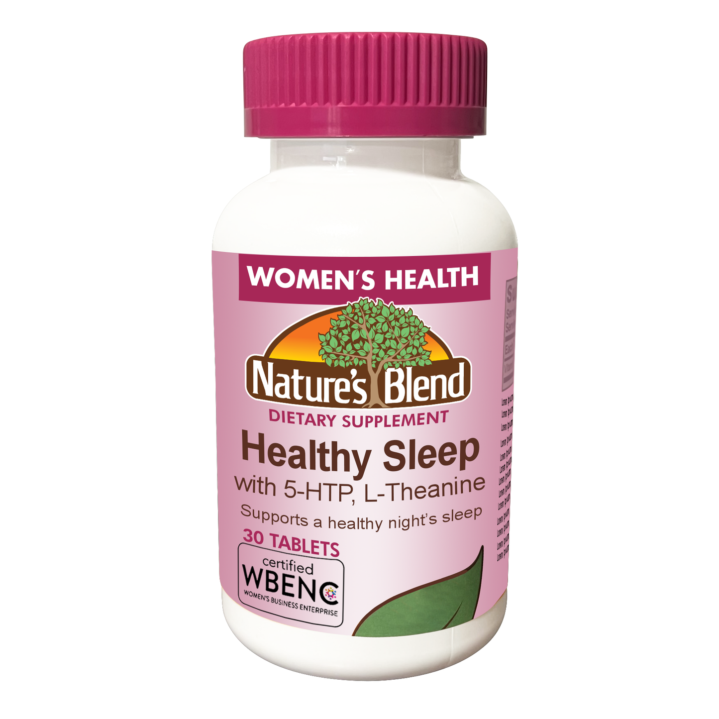 Natures Blend Healthy Sleep TB supplement bottle from Pasteur Pharmacy, containing 30 tablets for restful sleep.