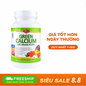 Olympian Labs Green Calcium organic calcium complex supplement in a bottle with 100 tablets, natural vitamins and dietary supplement.