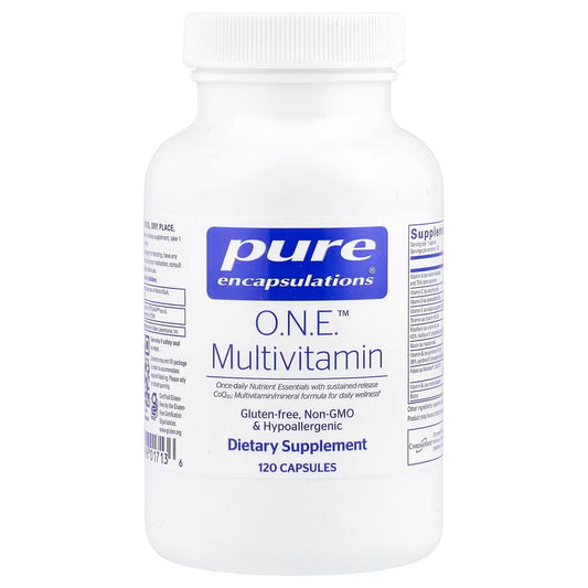 Pure Encapsulations O.N.E. Multivitamin capsules, once-daily vitamin and supplement, 120-count bottle, natural dietary support