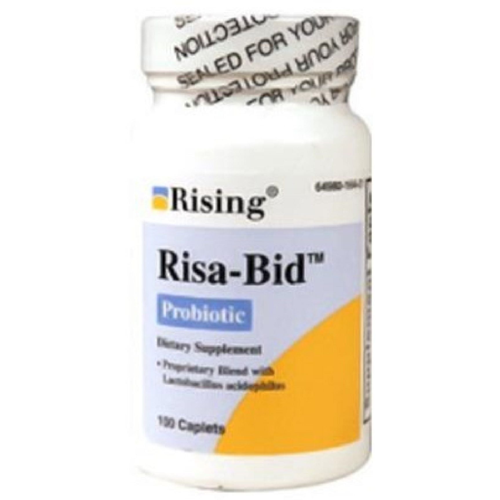 Complete Risa-bid TB100 vitamins and supplements from Pasteur Pharmacy, showing the supplement bottle and label.