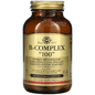 Solgar B-Complex 100 vegetable capsules, dietary vitamins and supplements for energy and daily wellness.