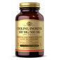 Solgar Choline and Inositol 500 mg vegetable capsules, dietary supplement for brain and liver health, in clear plastic bottle.