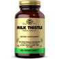 Solgar Full Potency Milk Thistle vegetable capsules in a bottle, dietary supplement for liver health, 100 count, 5 oz.