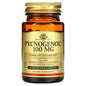 Solgar Pycnogenol 100 mg vegetable capsules, dietary supplement in a bottle showing the product label.