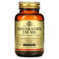 Solgar Resveratrol 250 mg with Red Wine Extract softgels, dietary vitamins and supplements for health support.