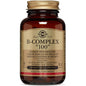 Solgar Vitamin B-Complex 100 vegetable capsules, dietary supplement for energy and metabolism, 50 softgel capsules.