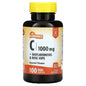 Sundance Vitamin C 1000 mg with bioflavonoids and rose hips in 100 coated caplets, dietary supplement by Pasteur Pharmacy.