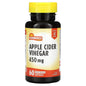 Sundance Vitamins Apple Cider Vinegar 450 mg quick release capsules in a bottle, dietary supplement for health support.