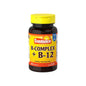 Sundance Vitamins B-Complex + B-12 supplement in a bottle of 60 tablets, natural vitamins and supplements from Pasteur Pharmacy.