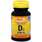 Sundance Vitamins High Potency D3 400 IU tablets in bottle, dietary supplement for bone health and immune support.