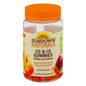 Sundown Naturals Co Q-10 200 Mg gummies in peach mango flavor, dietary supplement for energy and heart health.