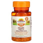 Sundown Naturals Folic Acid 400 mcg tablets in a bottle, dietary supplement for supporting healthy cell growth and prenatal health.