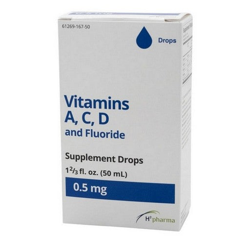 Taro Vitamins A, C, D, and Fluoride supplement in 50 mL bottle, natural vitamins and supplements by Pasteur Pharmacy.