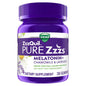 Vicks Pure Zzzs Nightly Sleep gummies by Pasteur Pharmacy featuring melatonin and botanical blend for restful sleep.