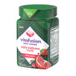 Vitafusion Daily Wellness Multi Berry Fusion soft chews in a clear container, showing colorful berry-flavored vitamin soft gummies.