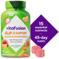 Bottle of Vitafusion GLP-1 vitamins and supplements from Pasteur Pharmacy, showing the label and packaging.