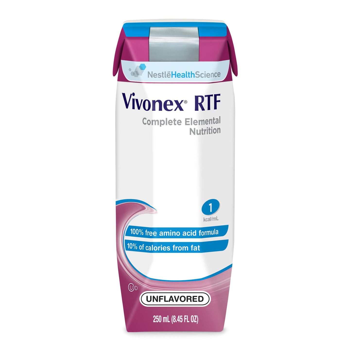 Vivonex RTF unflavored nutritional supplement carton by Pasteur Pharmacy, 8.45 fl oz, vitamins and supplements product