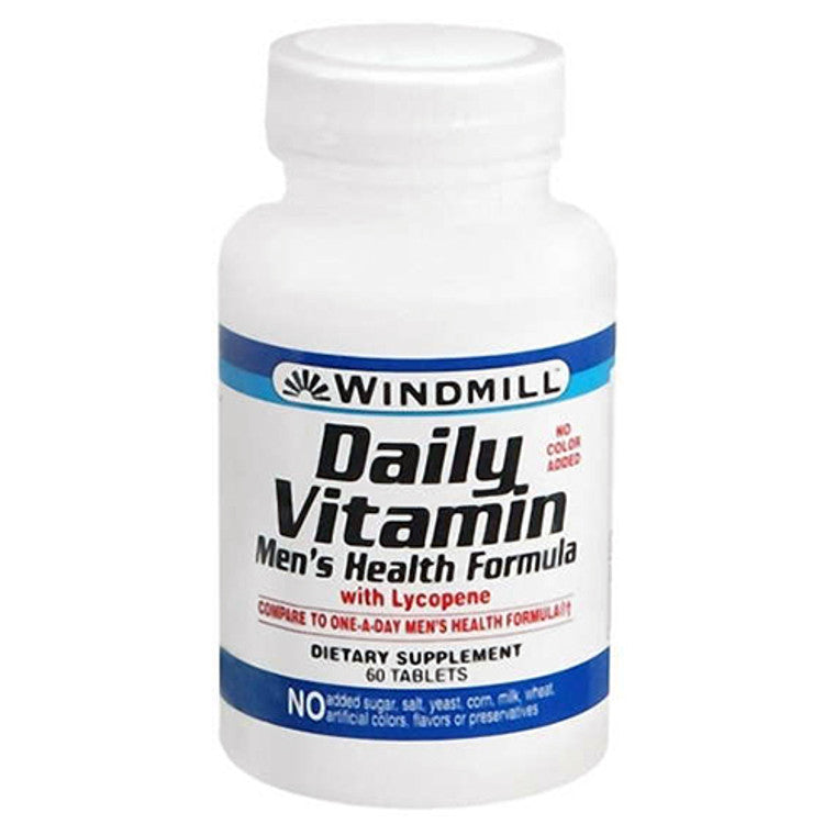 Windmill Daily One For Men tablets from Pasteur Pharmacy, dietary vitamins and supplements for men's daily health.