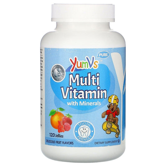 Yum-V's Multivitamin Complete and Mineral Formula Jellies in fruity flavor, dietary supplement from Pasteur Pharmacy.