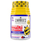 Zarbee's Children’s Multivitamin + Immune Support mixed berry gummies in a bottle, providing vitamins and immune support for kids