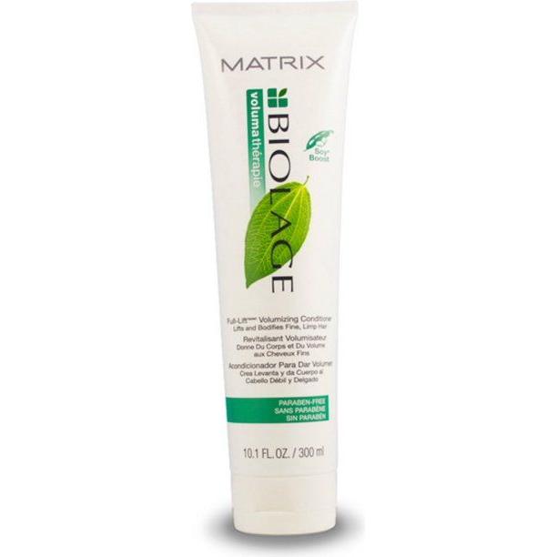 Matrix Biolage Voluma Therapie Full Lift Volumizing Conditioner 10.1 oz bottle with label showing product details and branding.
