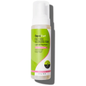 DevaCurl Frizz Free Volumizing Foam 7.5 oz in a spray bottle, adds volume and controls frizz for curly or wavy hair.