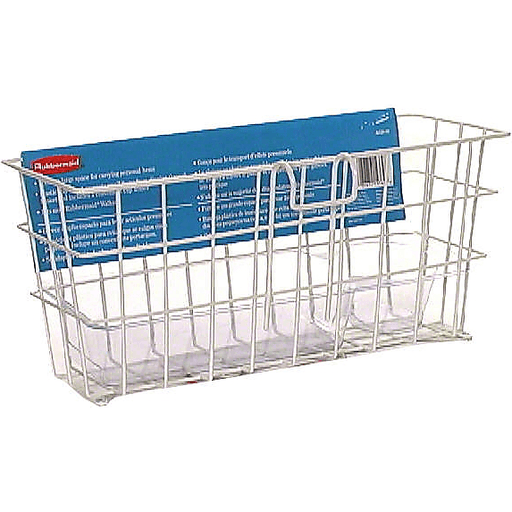 Carex Snap On Walker Basket attached to a standard walker, providing convenient storage for personal items and essentials.
