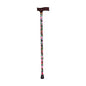 DMI lightweight adjustable floral designer cane for walkers, featuring a colorful floral pattern and ergonomic handle.