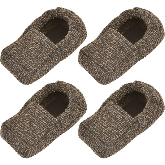 Set of four heavy-duty Nova walker ski glide covers by Pasteur Pharmacy, designed for indoor and outdoor use on mobility walkers.