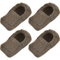 Set of four heavy-duty Nova walker ski glide covers by Pasteur Pharmacy, designed for indoor and outdoor use on mobility walkers.