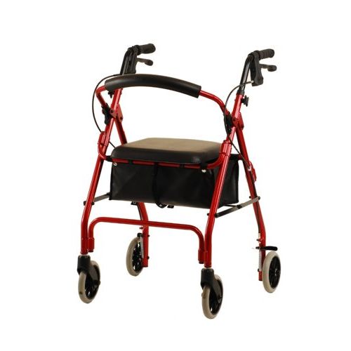 Nova GetGO Classic rolling walker with adjustable frame and four wheels, designed for mobility and support.