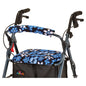 Blue Nova Seat & Back Walker Cover for walkers by Pasteur Pharmacy, featuring Aloha design for added comfort.