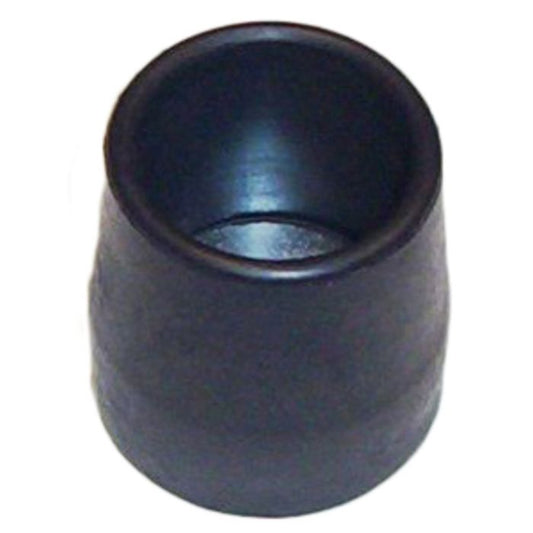 Pair of gray Walker Tips 40024BK for 1-inch walkers, designed for stability and durability, by Pasteur Pharmacy.