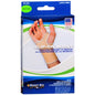 Beige Sport Aid slip-on wrist brace for support, medium size, designed to stabilize and protect the wrist during activity.