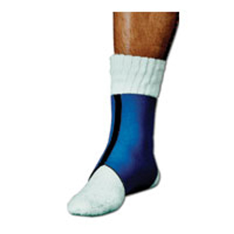 Sportaid neoprene ankle brace in X-Large size, providing support and stability for sports injuries or ankle recovery.