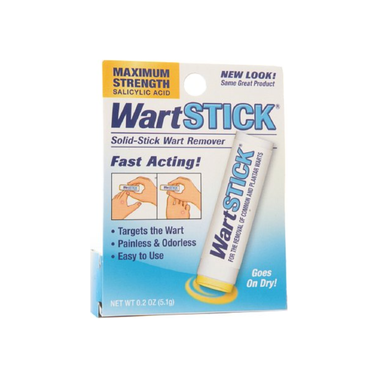 Pasteur Pharmacy Wart Stick Solid Stick Remover, maximum strength wart remover in a 0.2 oz applicator for quick, effective treatment.