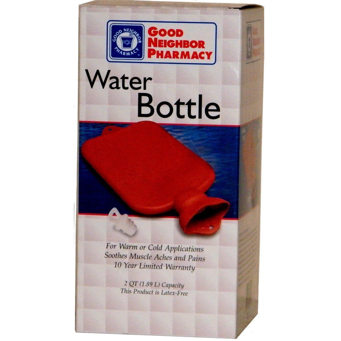 Clear GNP Water Bottle from Pasteur Pharmacy with blue cap, designed for hydration and everyday use