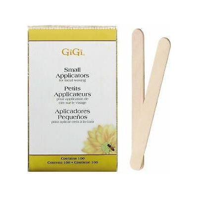 Gigi small waxing applicators for facial waxing, 100 sticks, Pasteur Pharmacy, thin disposable sticks for precise hair removal.